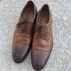 Classic Brown Leather Men's Dress Shoes
